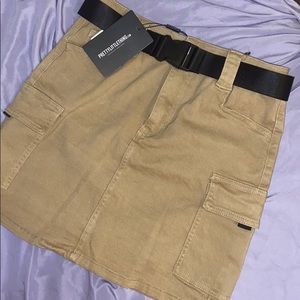 pretty little thing cargo skirt